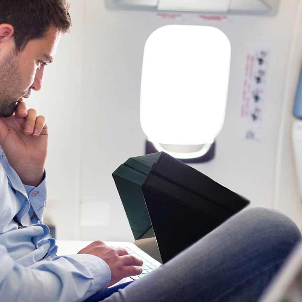 Universal Philbert Laptop Case w. Sunshade & Integrated Privacy 15-16" - Black