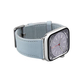 Apple Watch (38/40/SE/41/42mm) Puro E-CLASSIC Vegan Leather Watch Strap - Light Blue