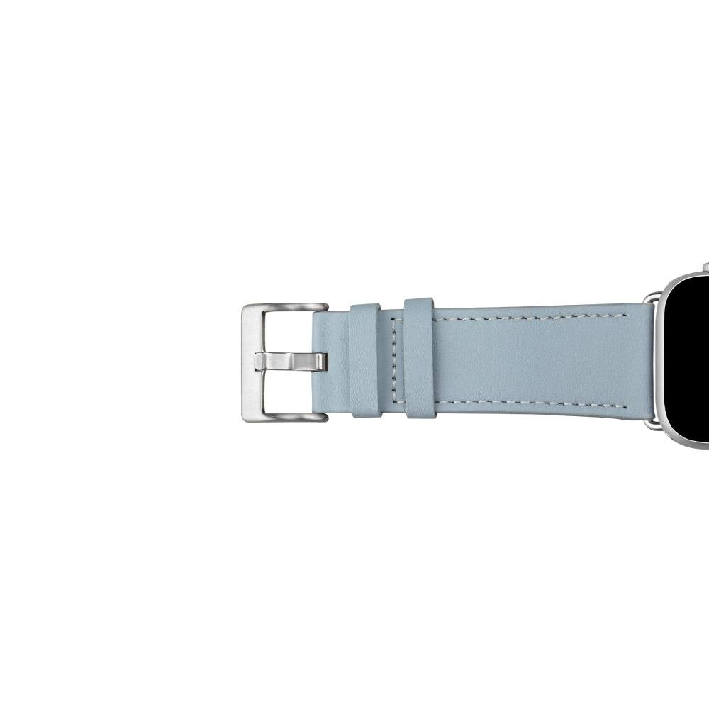 Apple Watch (38/40/SE/41/42mm) Puro E-CLASSIC Vegan Leather Watch Strap - Light Blue