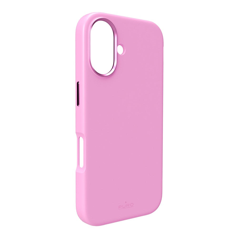 PURO ICON MAG PRO Silicone Case - MagSafe Compatible - iPhone 16 - Pink