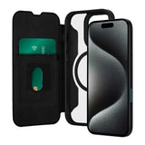 iPhone 16 Pro Max - Puro Booklet Flip Case - MagSafe Compatible - Black