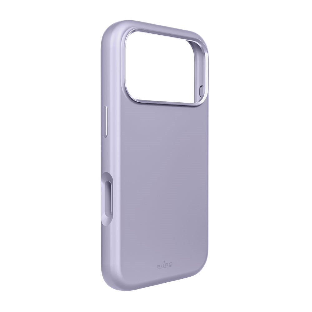 iPhone 17 Pro Max PURO ICON MAG PRO Silicone Case - MagSafe Compatible - Purple