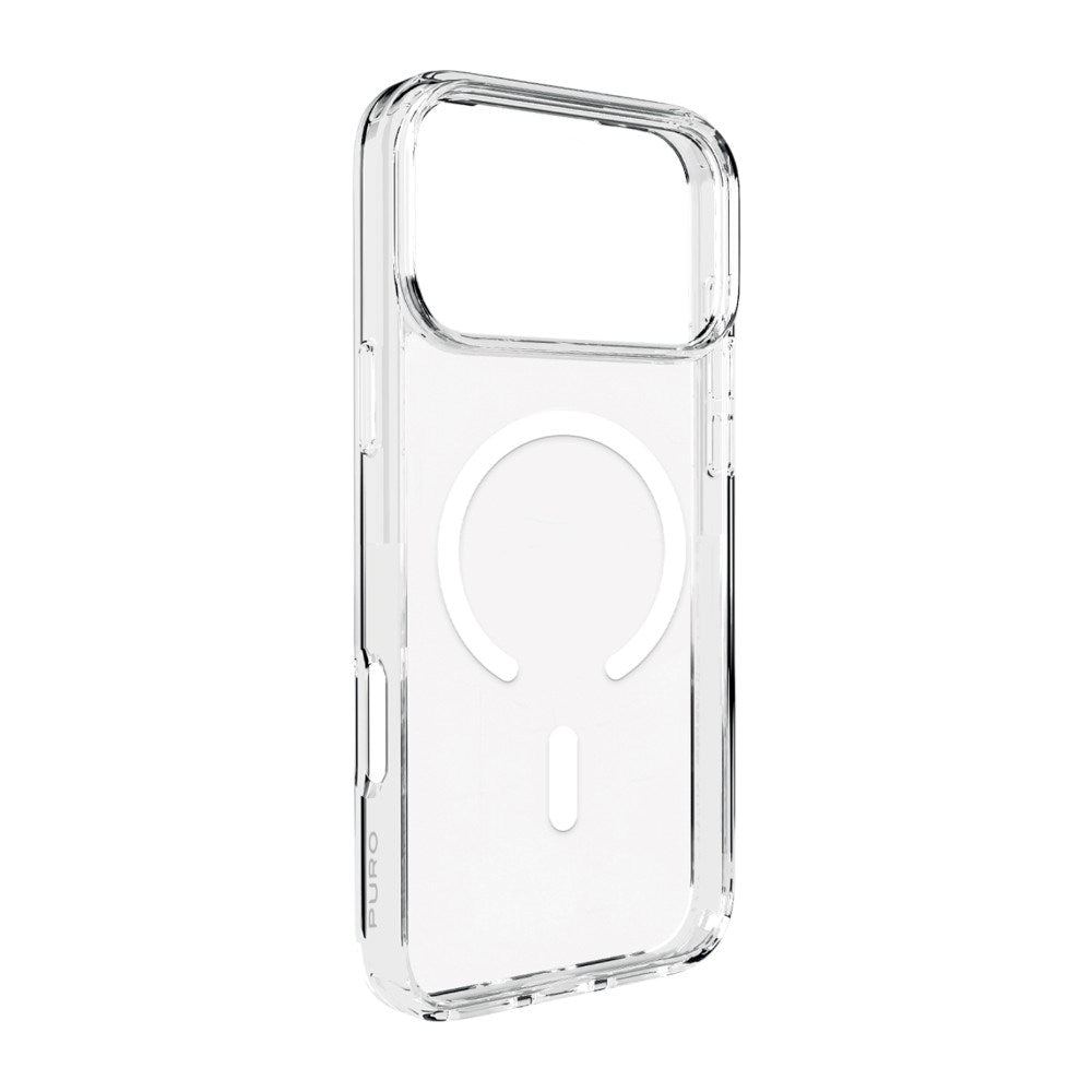 iPhone 18 Pro Max PURO LITE MAG Hybrid Case - MagSafe Compatible - Transparent / White