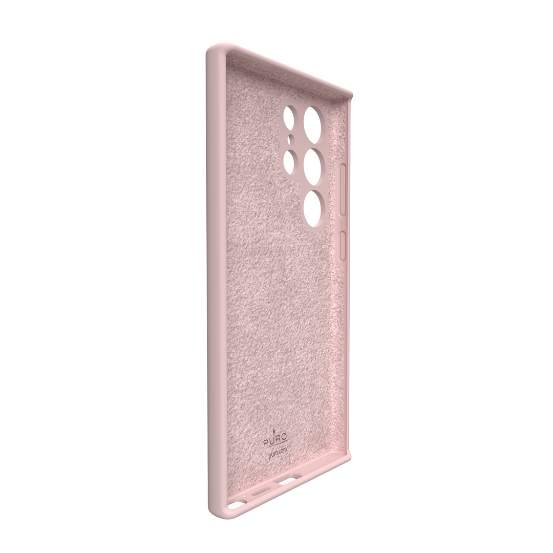 Puro Silicone Cover "ICON" for Samsung Galaxy S24 Ultra - Pink