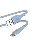 PURO Soft USB-A to USB-C Cable 1.5m - Blue