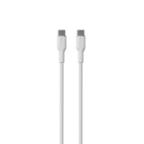 PURO Soft USB-C to USB-C Cable 1.5m - White