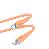 PURO Soft USB-C to USB-C Cable 1.5m - Orange