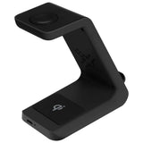 DELTACO Wireless Charger 3-in-1 - 23W - Apple Watch, AirPods & Smartphone - Black