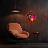 Forever Light LED Neon ART - Gangster Monkey