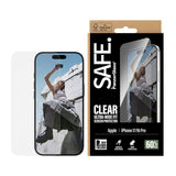 SAFE by PanzerGlass iPhone 17 / 16 Pro Ultra-Wide Fit Screen Protector Glass - Transparent