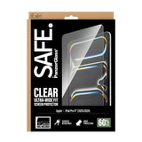iPad Pro 11" (2025 / 2024) SAFE by PanzerGlass Ultra-Wide Fit Screen Protector Glass with Installation Frame - Transparent