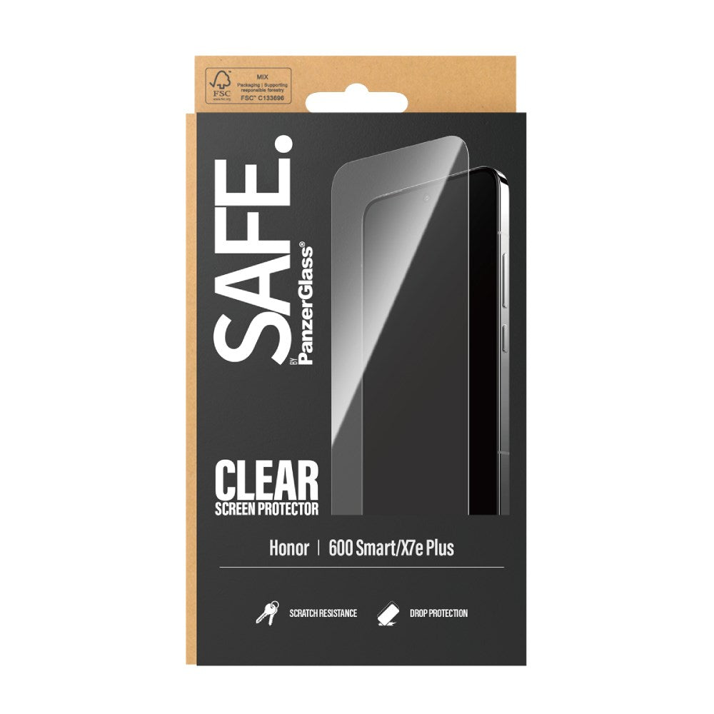 Honor 600 Smart SAFE. by PanzerGlass Tempered Protective Glass - Transparent