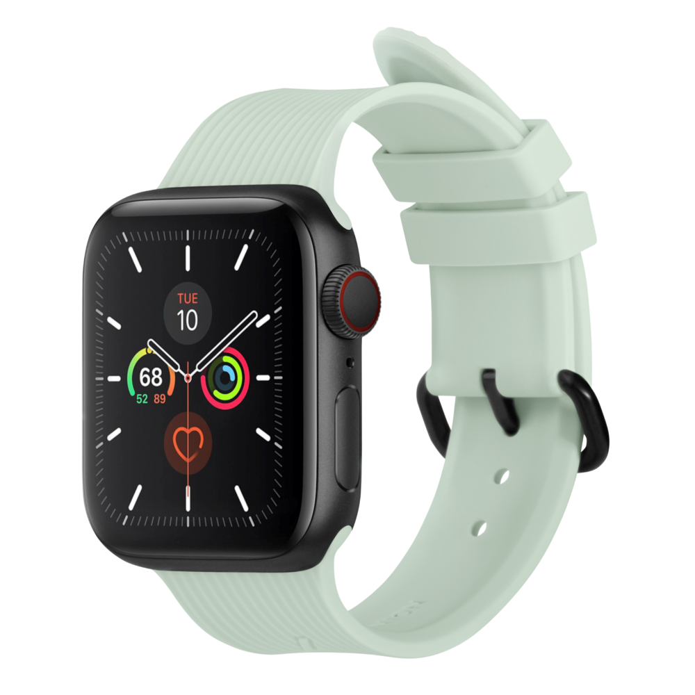 Apple Watch (38/40/SE/41/42mm) Native Union Curve Strap Sage Silicone Strap - Green