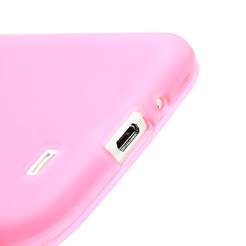 Samsung Galaxy S4/S4+ Frosted Clear Case Pink