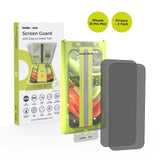 iPhone 18 Pro Max Mobile Origin Screen Guard Privacy Screen Protector Glass with Easy Applicator - 2 Pcs.- Transparent