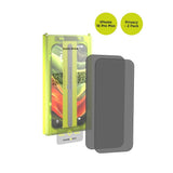 iPhone 18 Pro Max Mobile Origin Screen Guard Privacy Screen Protector Glass with Easy Applicator - 2 Pcs.- Transparent