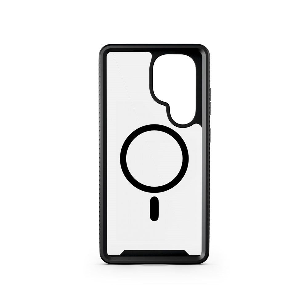Samsung Galaxy S26 Ultra Spello Mag+ Rugged Case - MagSafe Compatible - Transparent / Black