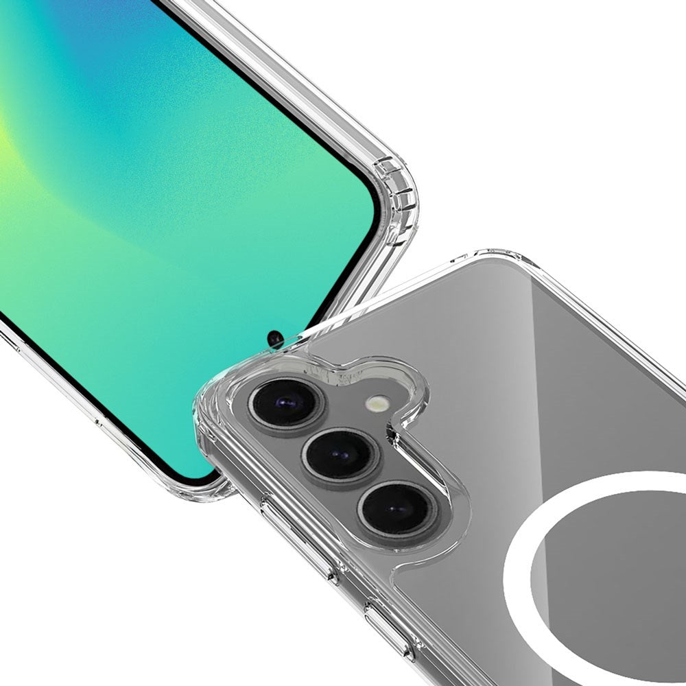 Samsung Galaxy S26 Spello Mag+ Clear Case - MagSafe Compatible - Gennemsigtig