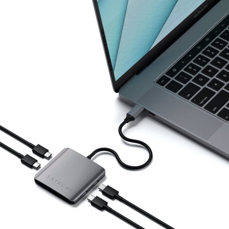 Satechi 4-in-1 USB-C Hub - Space Grey