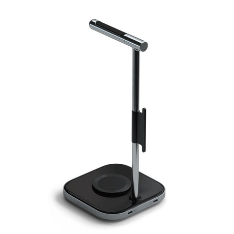 Satechi Aluminium Headphone Stand with Wireless Charger