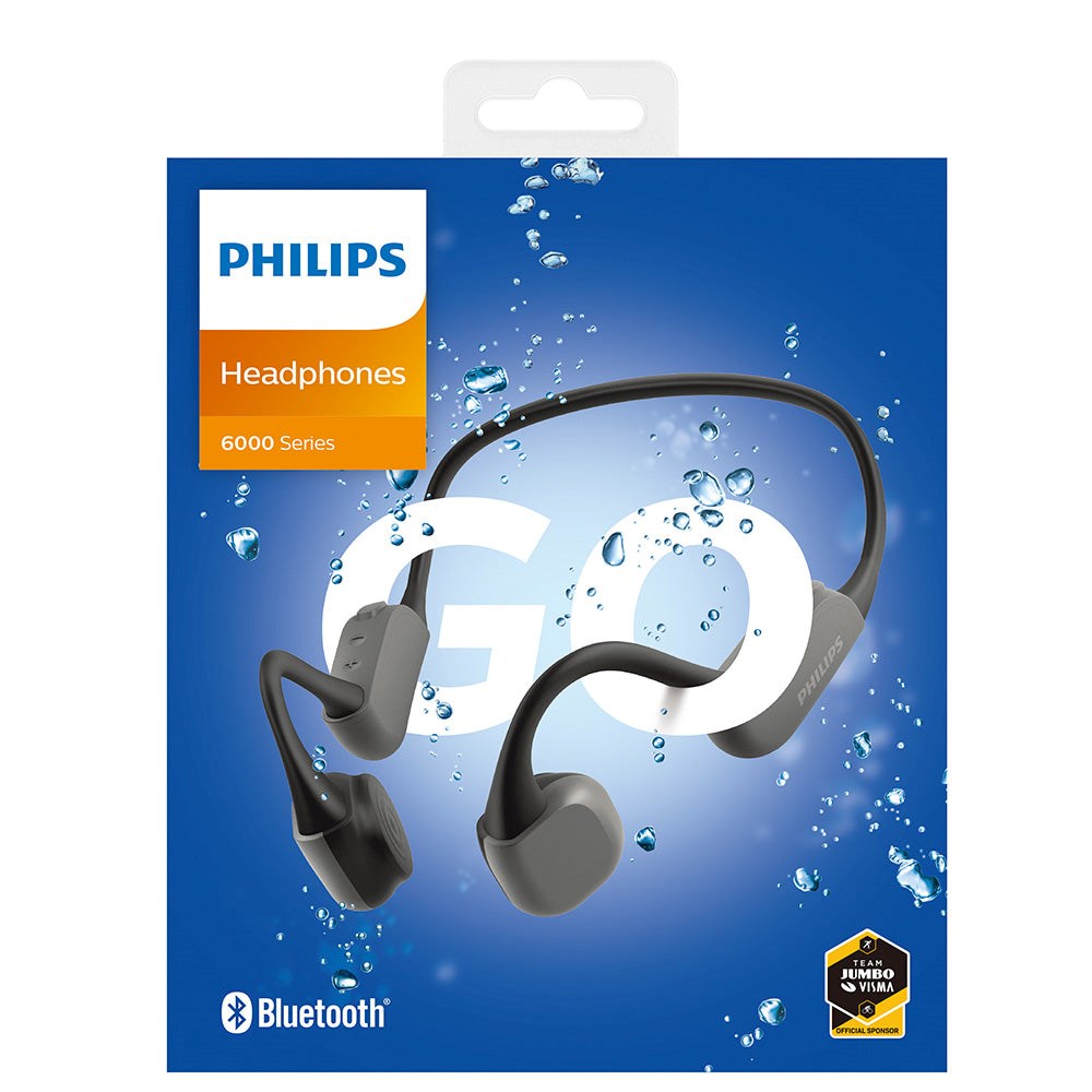 Philips Series 6000 GO Bluetooth Sport Headset Open-Ear - Black