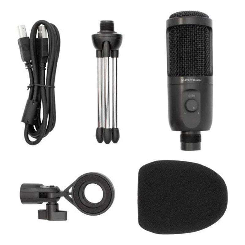 White Shark TAUS Microphone - Black