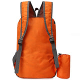 Water Resistant 20L Nylon Backpack (42 x 28cm) - Orange