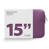 Trunk Neoprene Sleeve for MacBook 15" (34 x 23.5 x 1 cm) - Plump Purple
