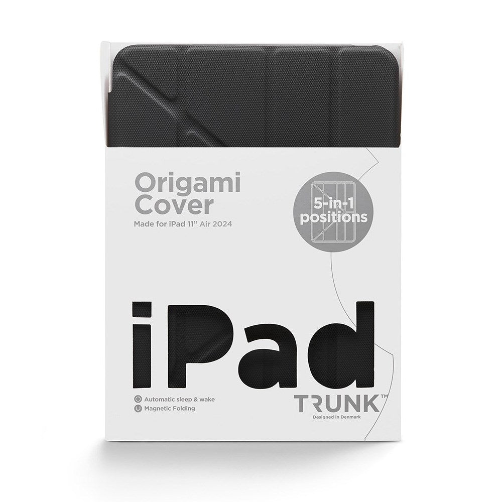 Trunk iPad Air 11" (2025 / 2024) Origami Flip Case - Black
