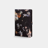 Trunk Universal Flip Case (24.5 x 17.5 x 1 cm) - Black Flower