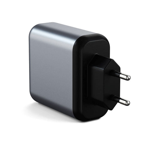 Satechi USB-C 30W PD Wall Charger w. USB-A & USB-C - Space Grey