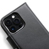 iPhone 13 Pro Max Trunk 2-i-1 Leather Flip Case w. Wallet - Black