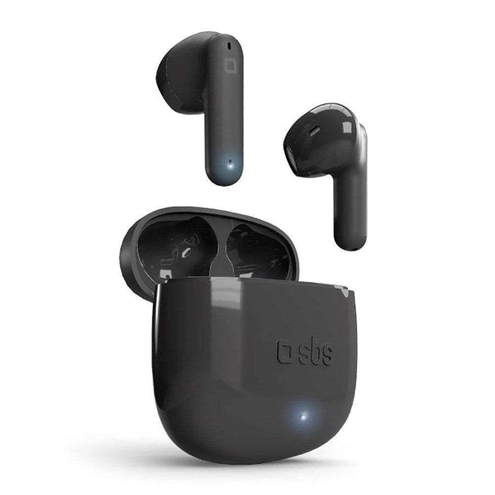 SBS Sparkly True Wireless In-Ear Bluetooth Headphones - Black