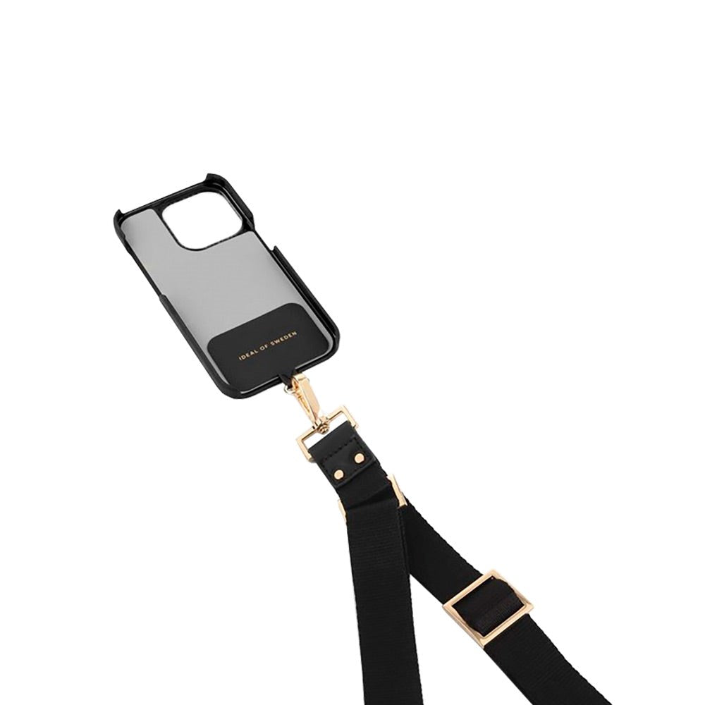 iDeal Of Sweden Webbing Lanyard Strap for Mobile - Black Gold