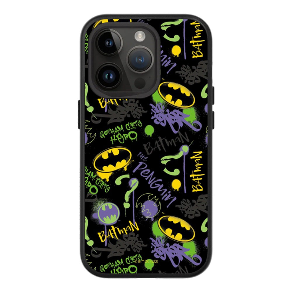 iPhone 14 Pro RhinoShield SolidSuit Drop Proof Case with Batman - Supervillains & Batman