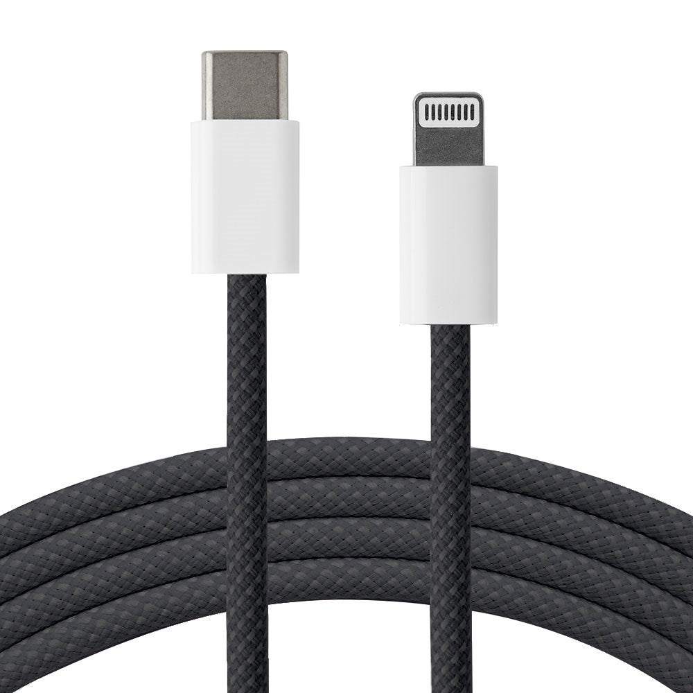 Xceed Braided USB-C to Lightning Cable PD 60W - 1m - Black