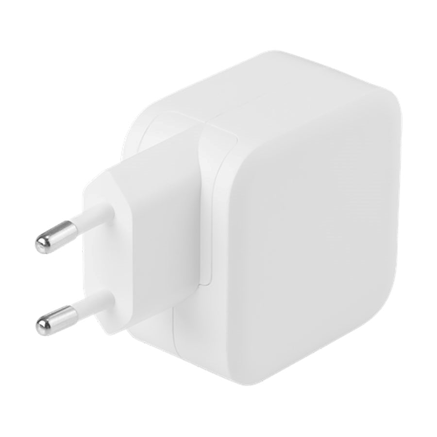 Deltaco PD 61W Wall charger w. USB-C - White