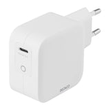 Deltaco PD 61W Wall charger w. USB-C - White