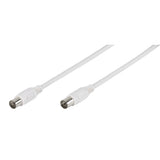 Antenna Cable Coaxial 90DB F-M - 3m White