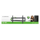 Vivanco TV Wall Mount - Tilt Function - 50kg / 65" - Black