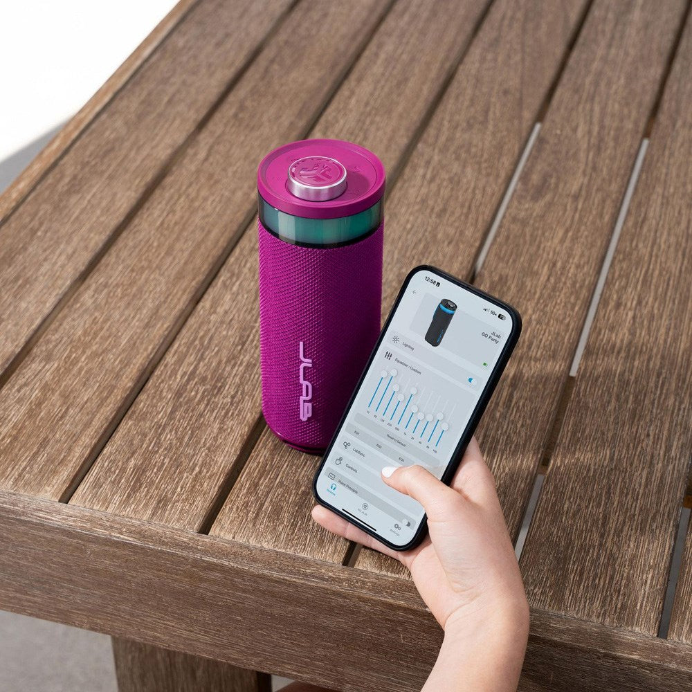 JLab Go Bluetooth Speaker with Light - Pink