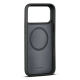 WOOLNUT iPhone 17 Pro Max Full Grain Leather Case - MagSafe Compatible - Black