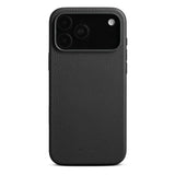 WOOLNUT iPhone 17 Pro Max Full Grain Leather Case - MagSafe Compatible - Black