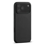 WOOLNUT iPhone 17 Pro Max Full Grain Leather Case - MagSafe Compatible - Black