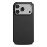iPhone 18 Pro Max WOOLNUT Genuine Leather Case - MagSafe Compatible - Black