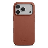 iPhone 18 Pro Max WOOLNUT Genuine Leather Case - MagSafe Compatible - Brown