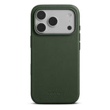 iPhone 18 Pro WOOLNUT Genuine Leather Case - MagSafe Compatible - Green