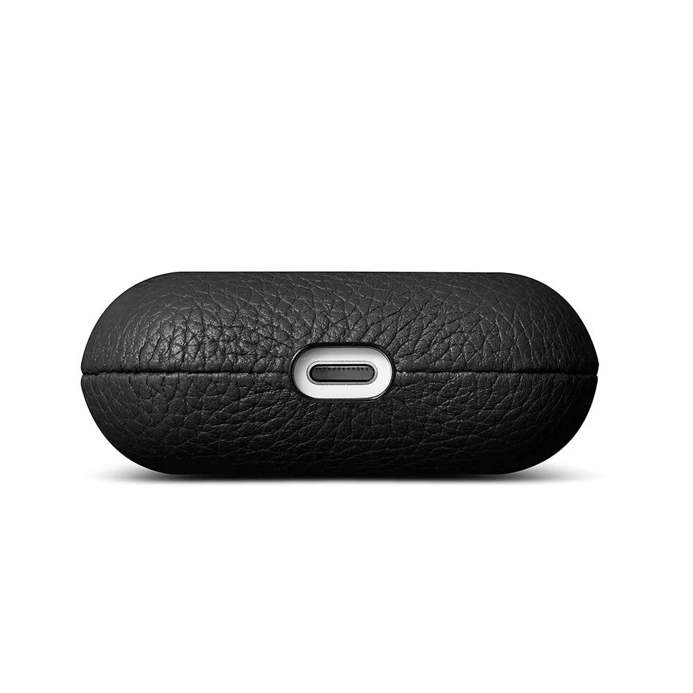 Woolnut AirPods Pro (1. gen.) Genuine Leather Case - Black