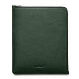 Woolnut iPad / Tablet (26.5 x 32.5 cm) Genuine Leather Folio Sleeve - Green