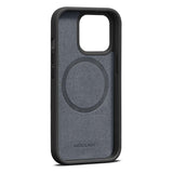 iPhone 15 Pro Max WOOLNUT Full Grain Leather Case - MagSafe Compatible - Black